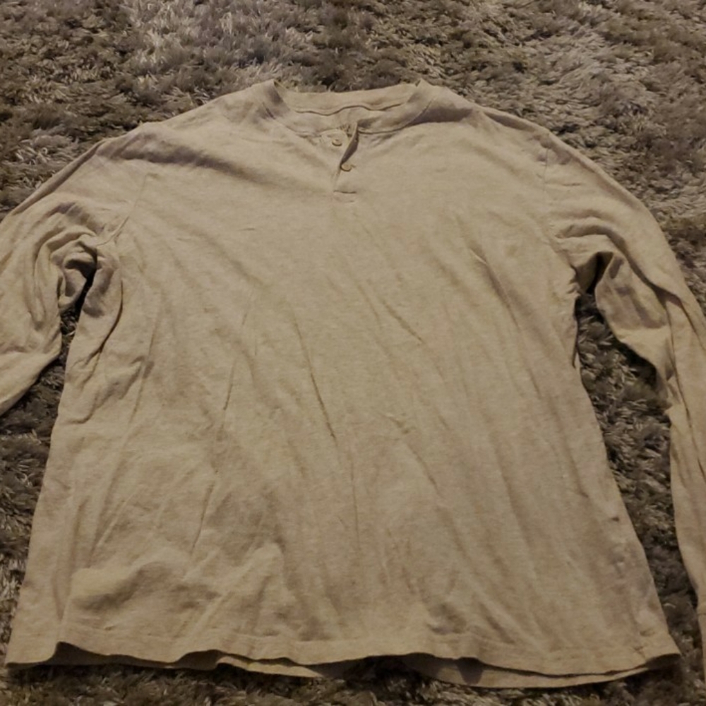 Merona Cream long sleeve size Large
